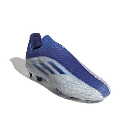 adidas X Speedflow+ junior FG blanc bleu