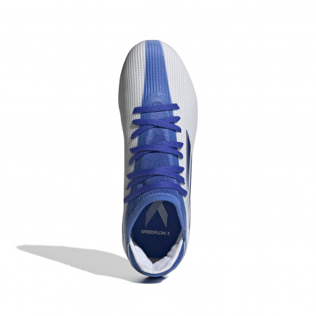 adidas X Speedflow.3 junior FG blanc bleu