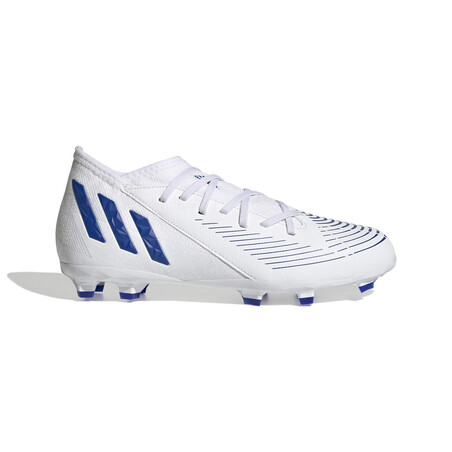 adidas Predator Edge.3 montante junior FG blanc bleu sur Foot.fr