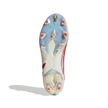 adidas Predator Edge+ montante FG blanc rouge