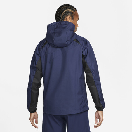 Veste imperméable PSG bleu 2022/23