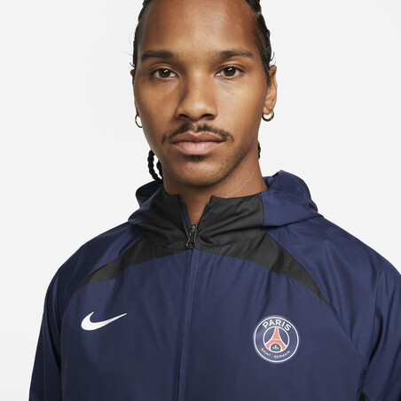 Veste imperméable PSG bleu 2022/23