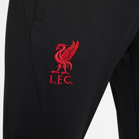 Pantalon survêtement Liverpool Strike noir rouge 2022/23