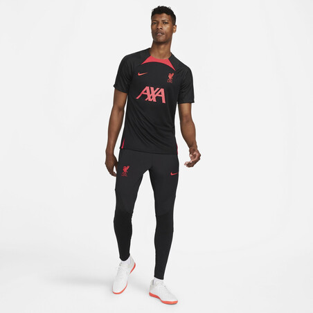 Pantalon survêtement Liverpool Strike noir rouge 2022/23