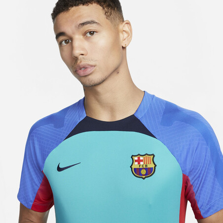 Maillot entraînement FC Barcelone Strike bleu 2022/23