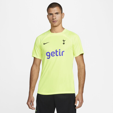 Maillot entraînement Tottenham Strike jaune 2022/23