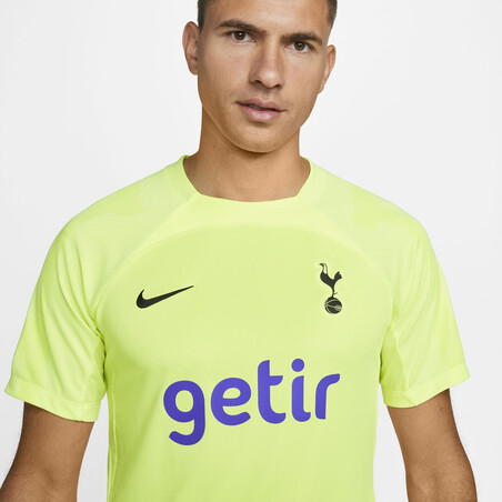 Maillot entraînement Tottenham Strike jaune 2022/23