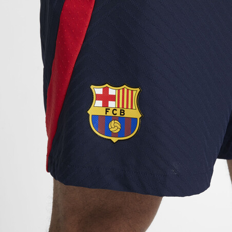 Short entraînement FC Barcelone Strike bleu rouge 2022/23