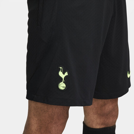 Short entraînement Tottenham Strike noir jaune 2022/23