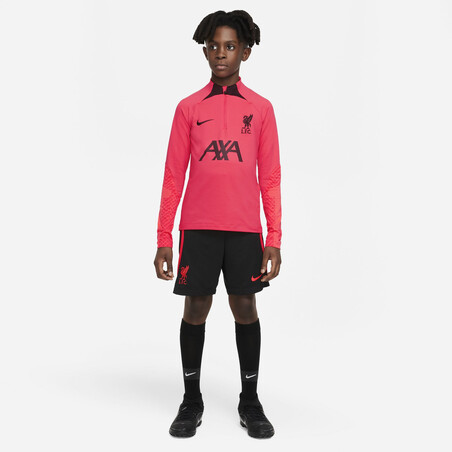Sweat zippé junior Liverpool Strike rouge 2022/23
