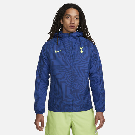 Veste imperméable Tottenham bleu jaune 2022/23