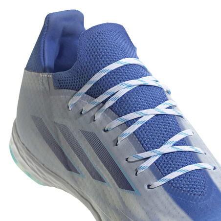 adidas X Speedflow.1 Turf blanc bleu