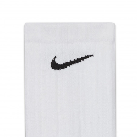 Pack 3 paires chaussettes Nike Everyday mi-haute noir/gris/blanc