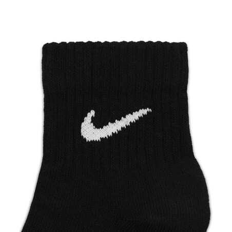 Pack 3 paires chaussettes Nike Everyday basses noir