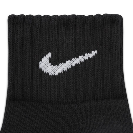 Pack 3 paires chaussettes Nike Cushion noir