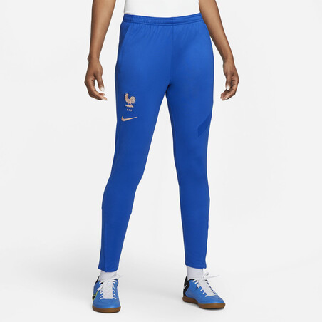 Pantalon survêtement Femme Equipe de France Academy bleu 2022 