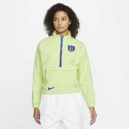 Sweat zippé Angleterre Woven jaune 2022