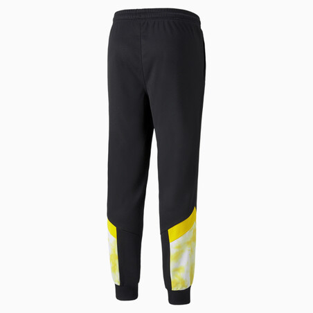 Pantalon survêtement Dortmund Iconic noir jaune 2021/22