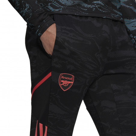Pantalon survêtement Arsenal noir rouge 2022/23