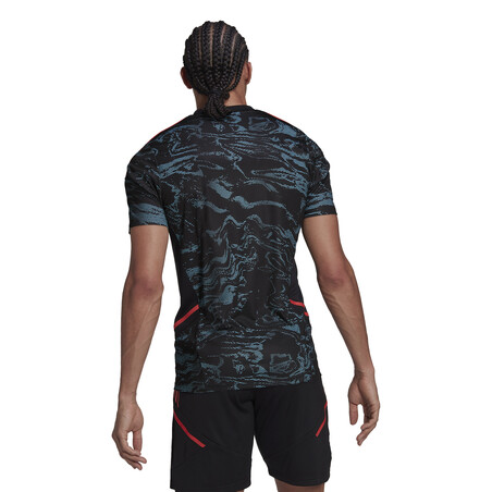 Maillot entraînement Arsenal noir rose 2022/23
