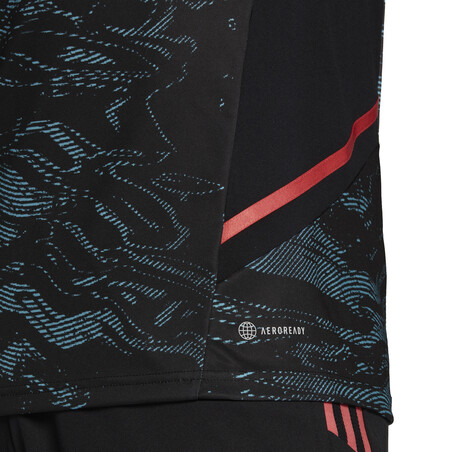 Maillot entraînement Arsenal noir rose 2022/23