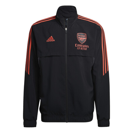 Veste survêtement Arsenal woven noir rouge 2022/23