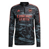 Sweat zippé Arsenal noir rose 2022/23