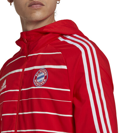 Coupe vent Bayern Munich rouge 2022/23