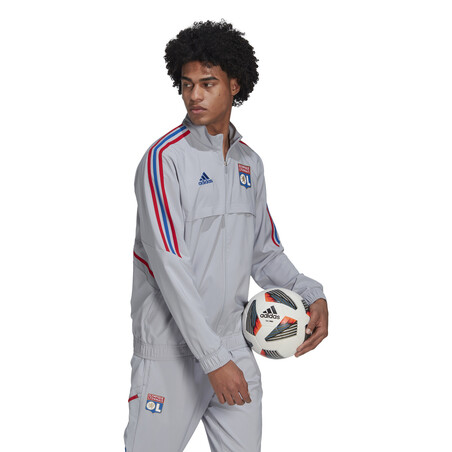 Veste survêtement OL Woven gris 2022/23