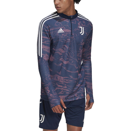 Sweat zippé Juventus violet rose 2022/23