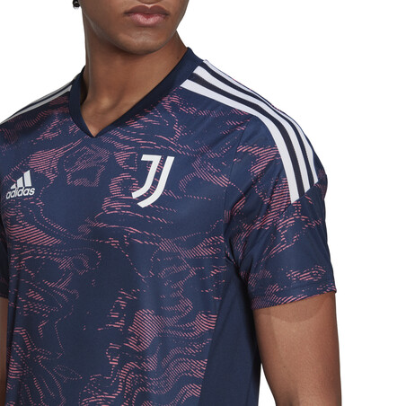Maillot entraînement Juventus bleu rose 2022/23