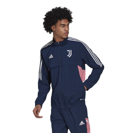 Veste survêtement Juventus bleu rose 2022/23