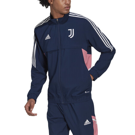 Veste survêtement Juventus bleu rose 2022/23