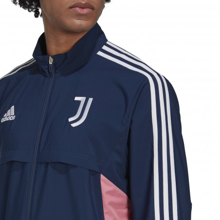 Veste survêtement Juventus bleu rose 2022/23