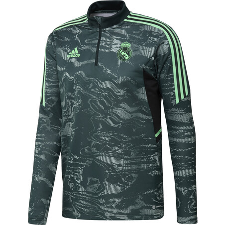 Sweat zippé Real Madrid vert 2022/23