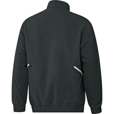 Veste survêtement Real Madrid woven noir vert 2022/23