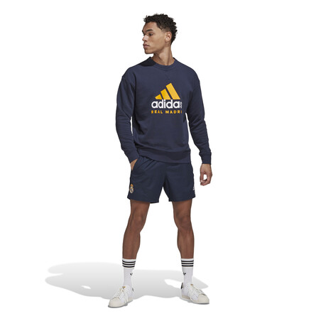 Sweat Real Madrid bleu jaune 2022/23