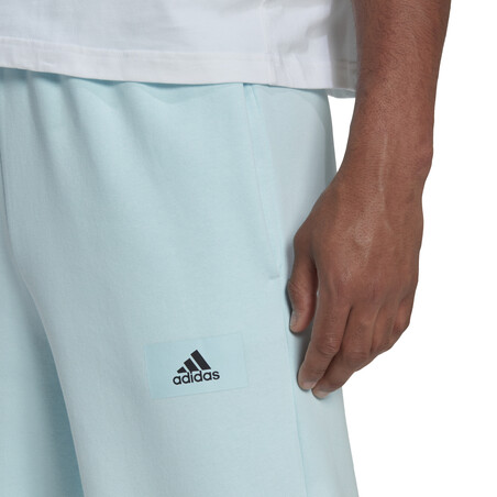 Pantalon survêtement adidas molleton bleu ciel 2022/23