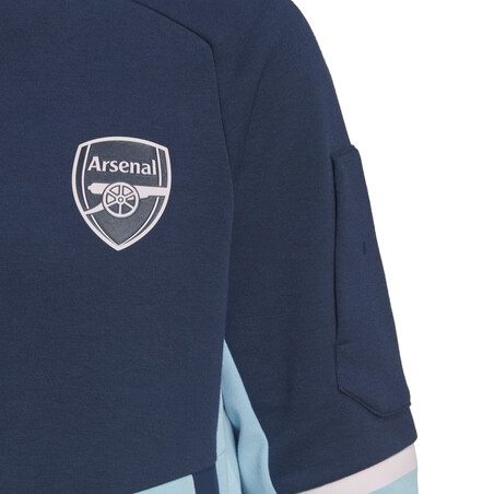 Veste survêtement Arsenal Anthem bleu rose 2022/23