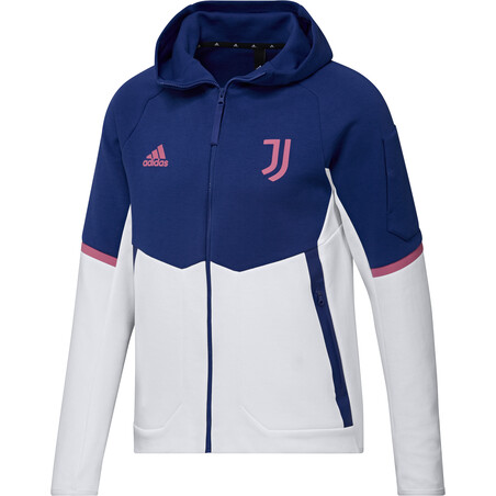 Veste survêtement Juventus Anthem bleu rose 2022/23