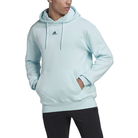 Pull adidas top bleu blanc gris