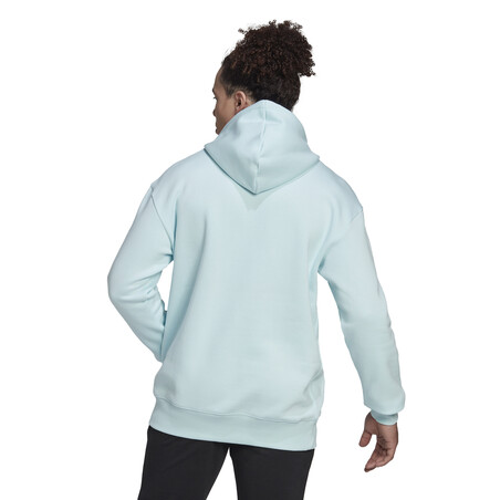 Sweat à capuche adidas bleu ciel