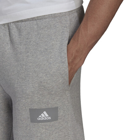 Pantalon survêtement adidas molleton gris 2022/23