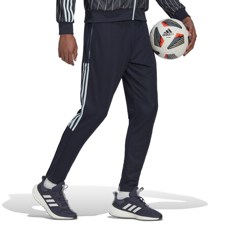 Pantalon survêtement adidas Tiro bleu blanc