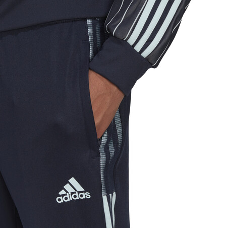 Pantalon survêtement adidas Tiro bleu blanc