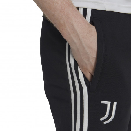 Pantalon survêtement Juventus molleton noir blanc 2022/23