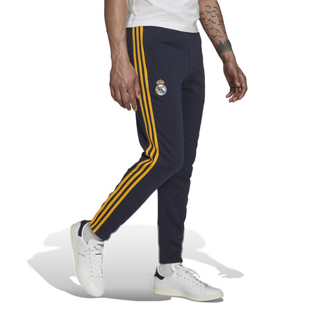 Pantalon survêtement Real Madrid molleton bleu jaune 2022/23