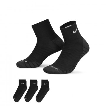 Pack 3 paires chaussettes Nike Everyday Max Cushioned basses noir
