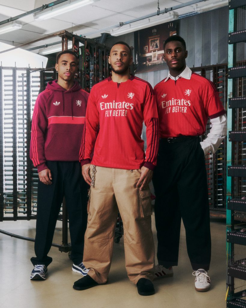 Nouveau maillot extérieur Olympique Lyonnais 2026-2027 adidas Originals couleur magenta.